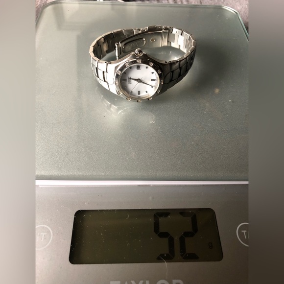 Citizen Eco-Drive Diamond Watch Women Silver Tone Day Date at 3 MOP dial - Picture 3 of 8